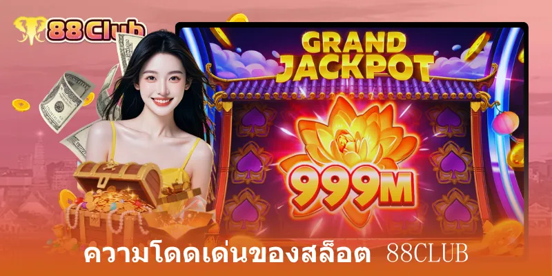 สล็อต 88Club: ศูนย์รวมเกมคาสิโนออนไลน์ ครบทุกความสนุก 2 ความโดดเด่นของสล็อต 88club